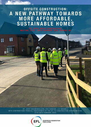 A New pathway towards more affordable sustainable homes