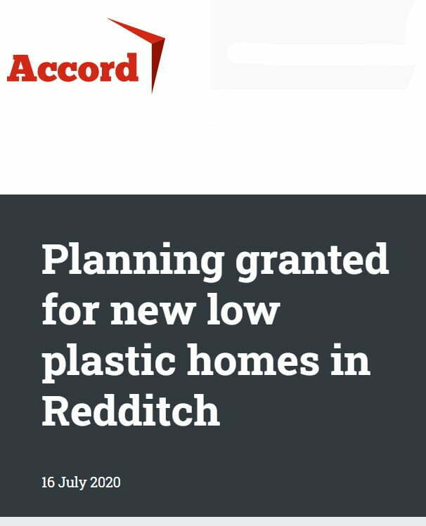 Accord plastic free houses