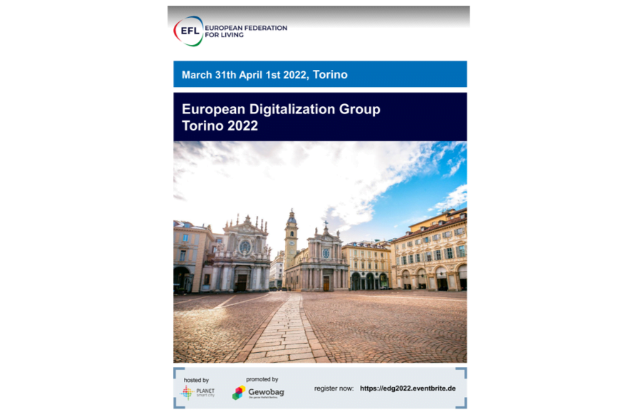 European Digitisation Group 31 March – 1 April 2022 in Turin/Torino
