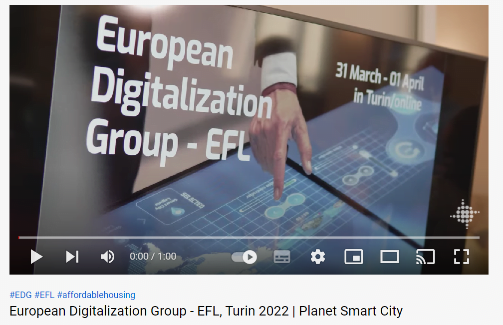 European Digitalization Group in Turin (Italy) 2022