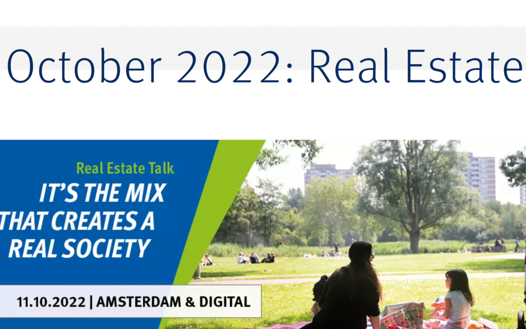 11 October 2022: Real Estate Talk Drees & Sommer